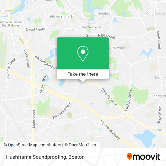 Hushframe Soundproofing map