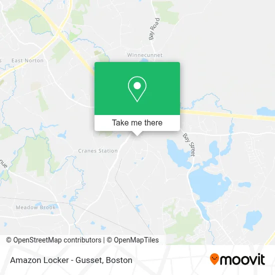 Amazon Locker - Gusset map