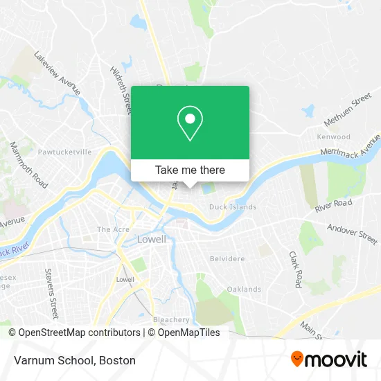 Varnum School map