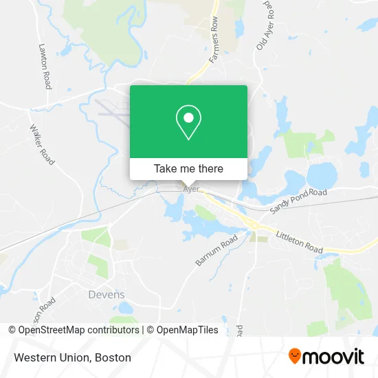 Western Union map
