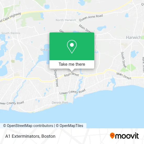 A1 Exterminators map