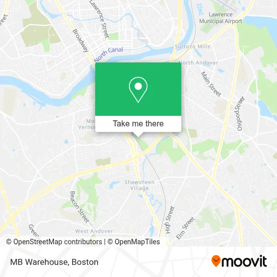 MB Warehouse map