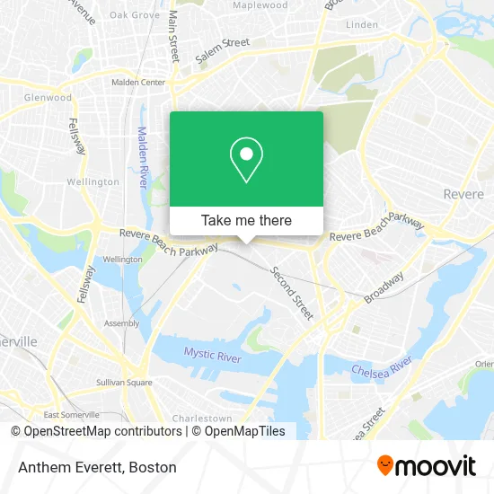 Anthem Everett map