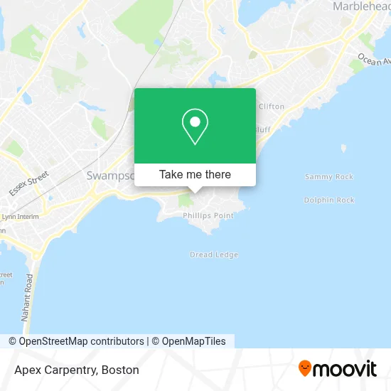 Apex Carpentry map