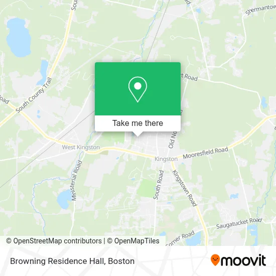 Browning Residence Hall map