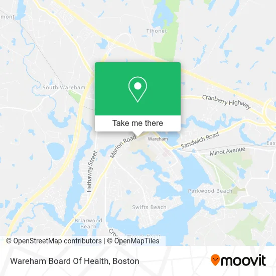 Wareham Board Of Health map