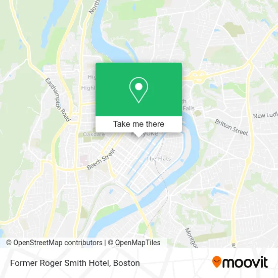 Former Roger Smith Hotel map