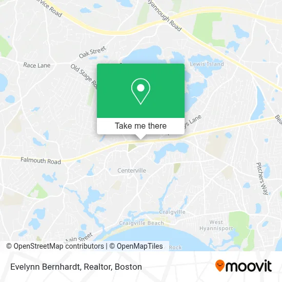 Evelynn Bernhardt, Realtor map
