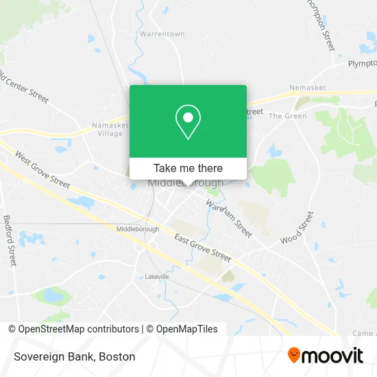 Sovereign Bank map