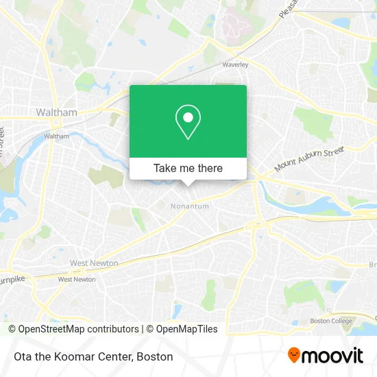 Ota the Koomar Center map