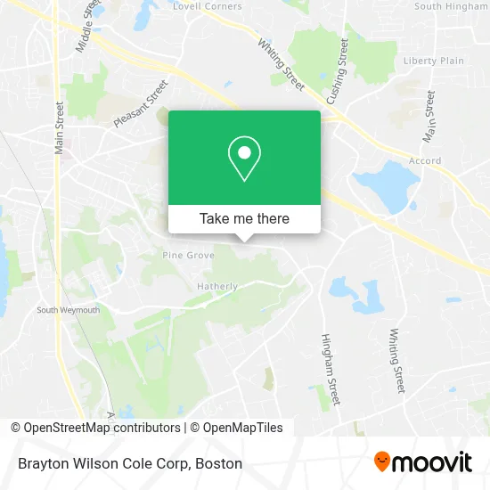 Brayton Wilson Cole Corp map