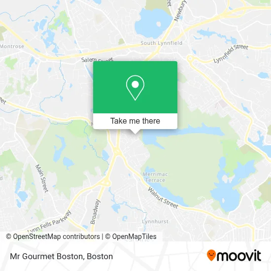Mr Gourmet Boston map