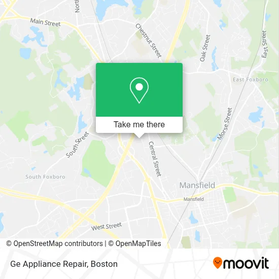 Ge Appliance Repair map