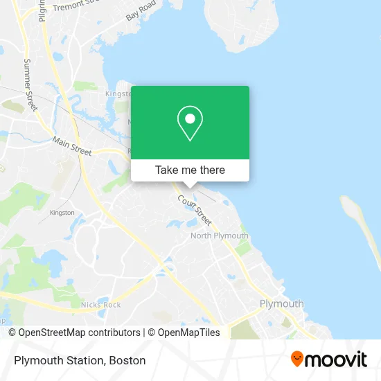Plymouth Station map