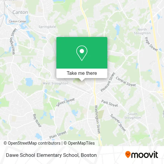 Dawe School Elementary School map