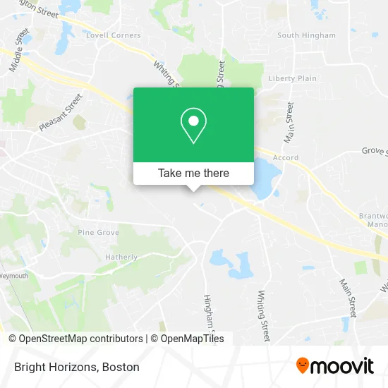 Bright Horizons map