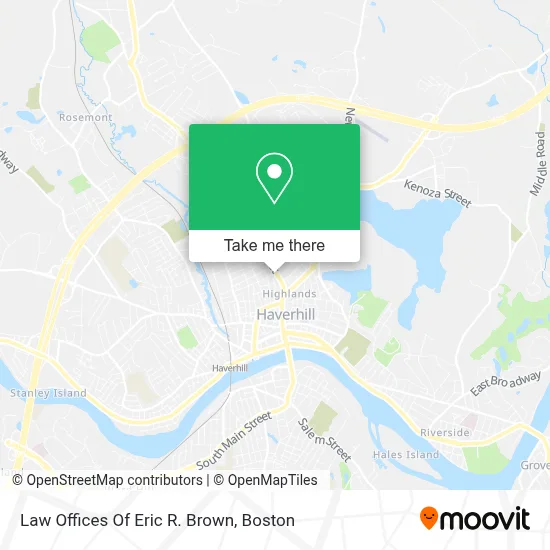 Law Offices Of Eric R. Brown map