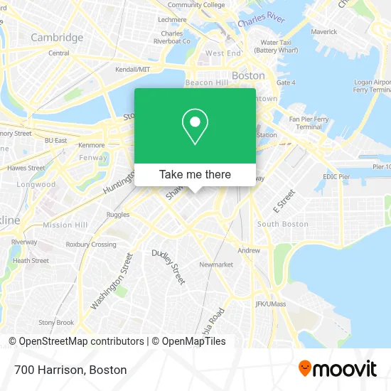 700 Harrison map