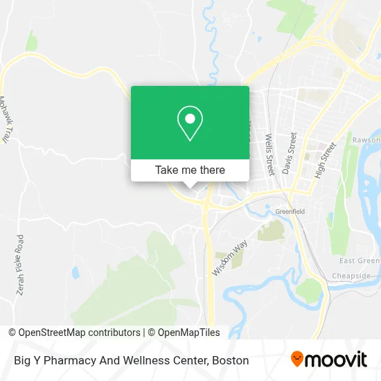 Big Y Pharmacy And Wellness Center map