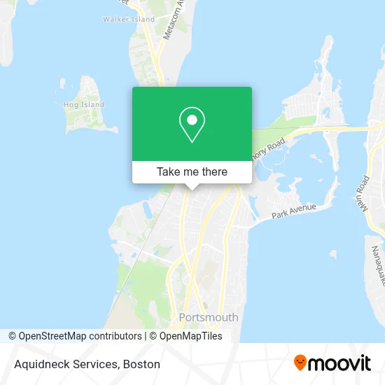 Aquidneck Services map