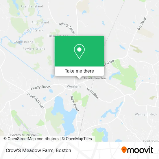 Crow’S Meadow Farm map