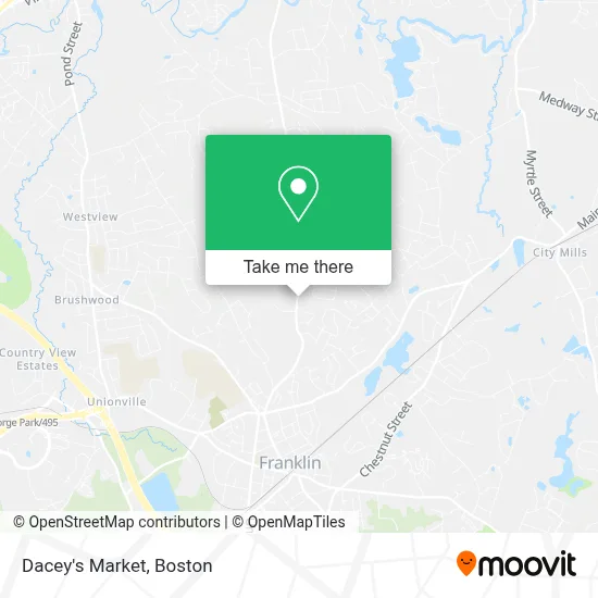 Dacey's Market map