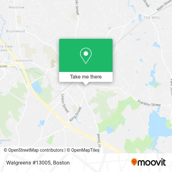 Walgreens #13005 map