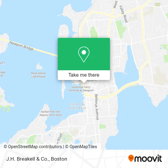 J.H. Breakell & Co. map