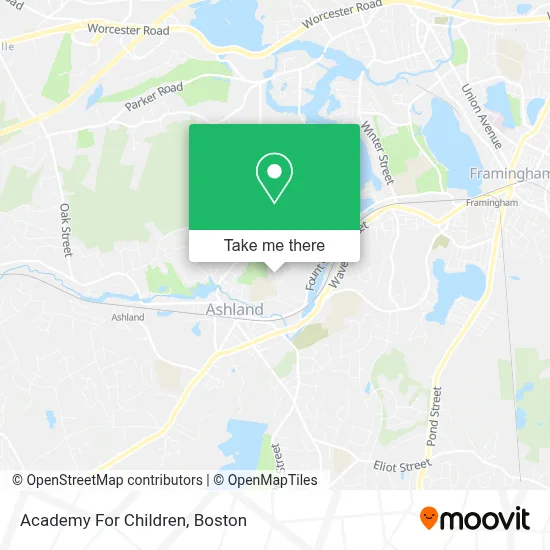 Academy For Children map