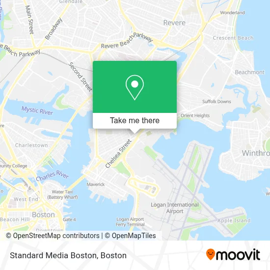 Standard Media Boston map
