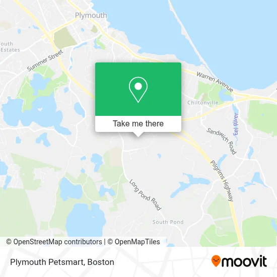 Plymouth Petsmart map