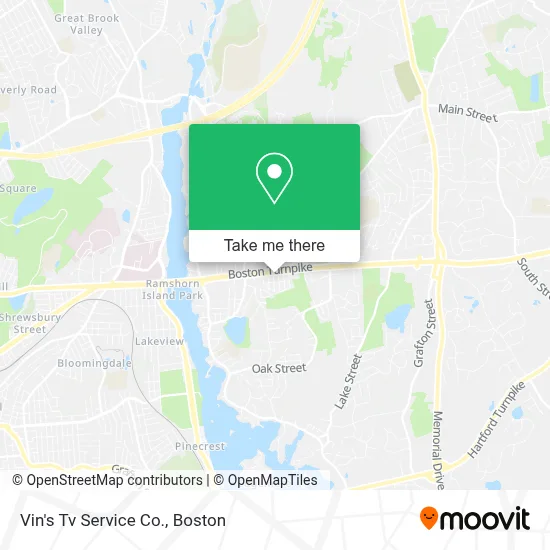 Vin's Tv Service Co. map
