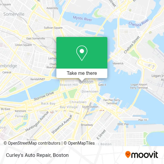 Curley's Auto Repair map