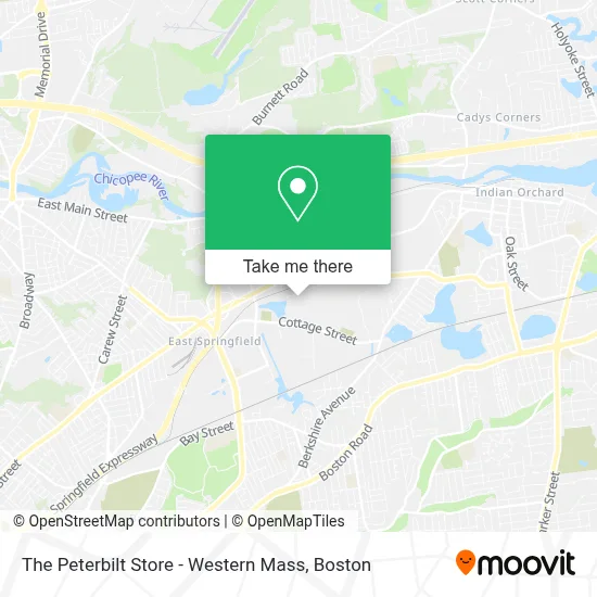 The Peterbilt Store - Western Mass map