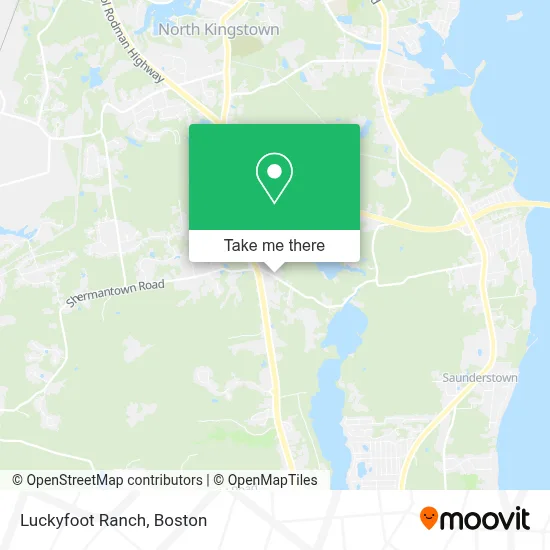 Luckyfoot Ranch map