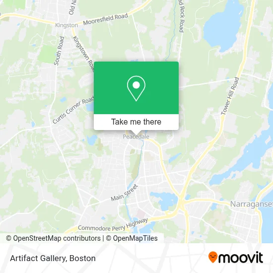 Artifact Gallery map
