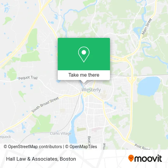 Hall Law & Associates map