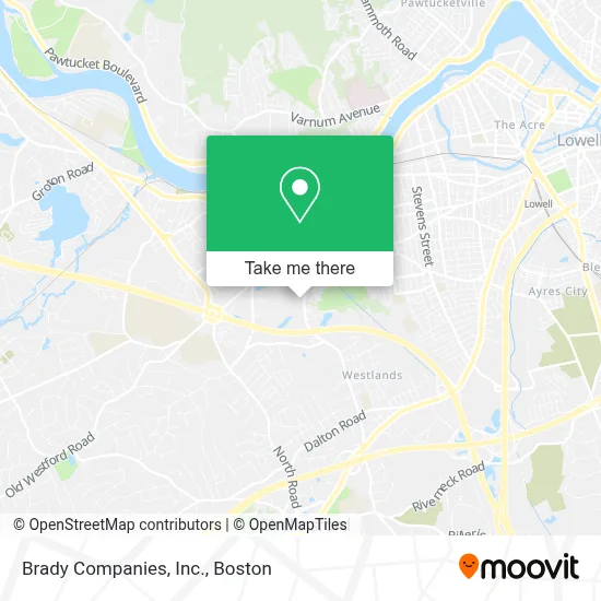 Brady Companies, Inc. map