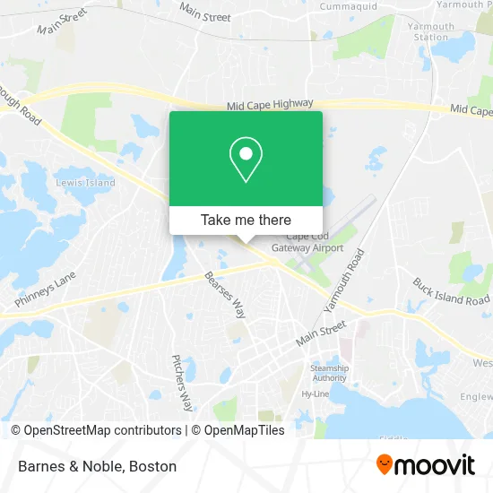 Barnes & Noble map