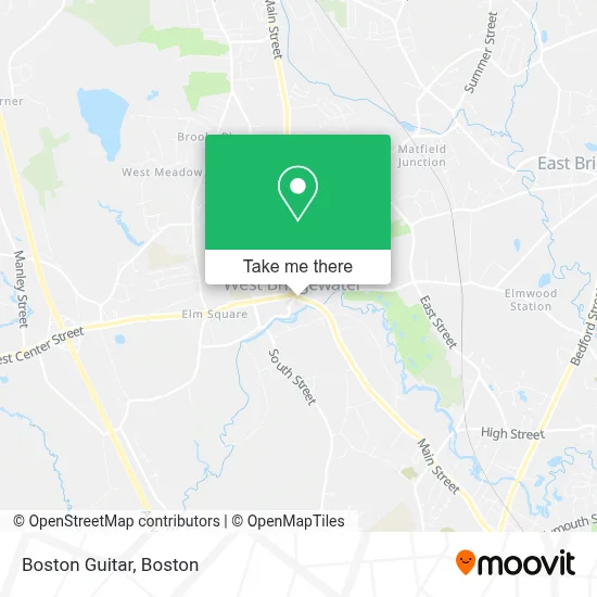Boston Guitar map