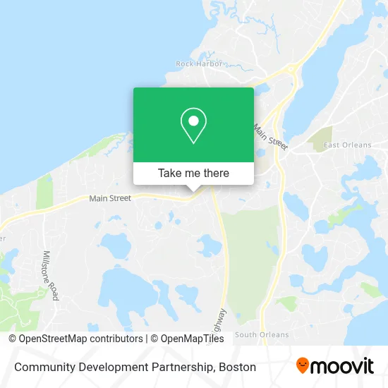 Community Development Partnership map