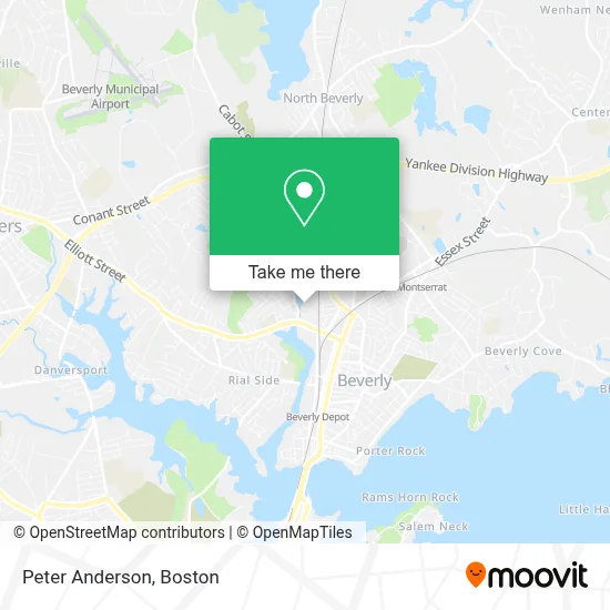 Peter Anderson map