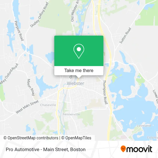 Pro Automotive - Main Street map