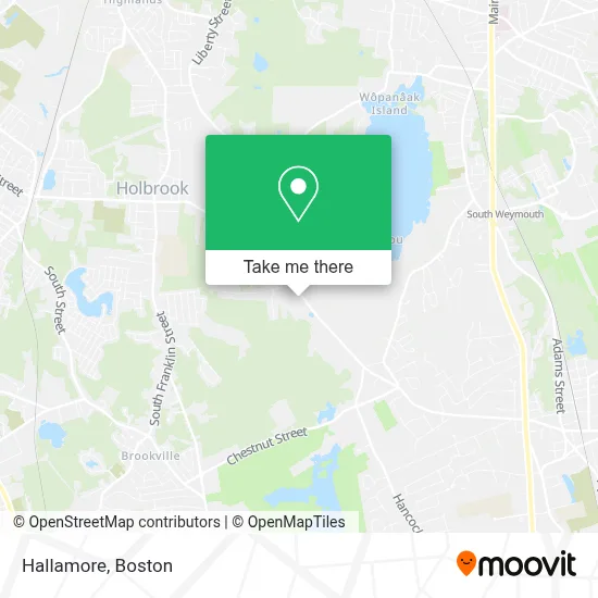 Hallamore map