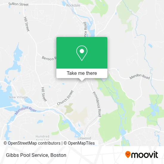 Gibbs Pool Service map