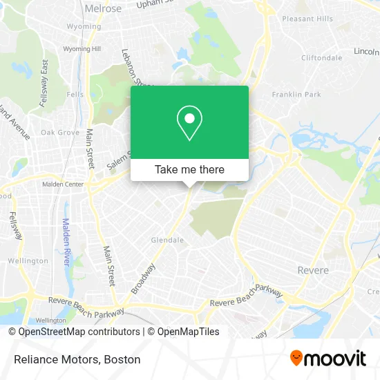 Reliance Motors map