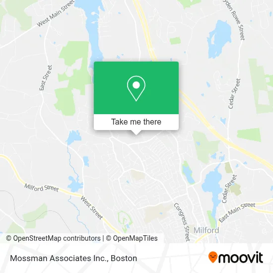 Mossman Associates Inc. map