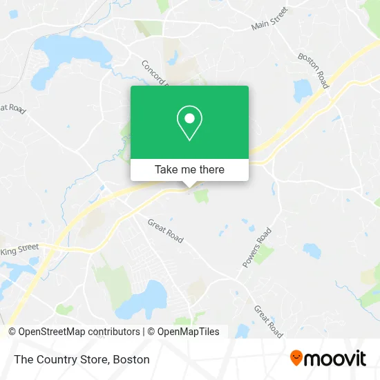 The Country Store map