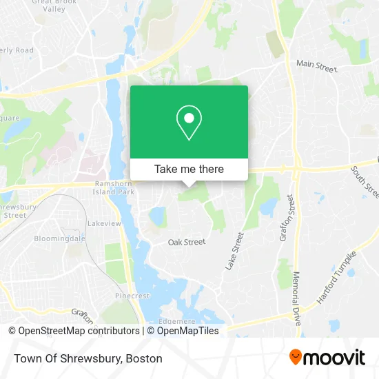 Town Of Shrewsbury map