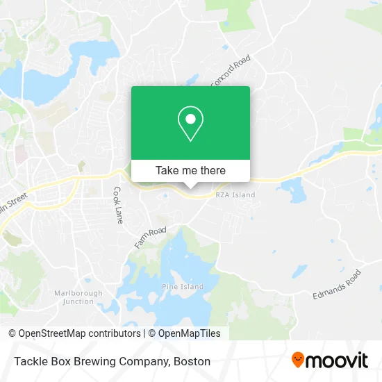 Tackle Box Brewing Company map